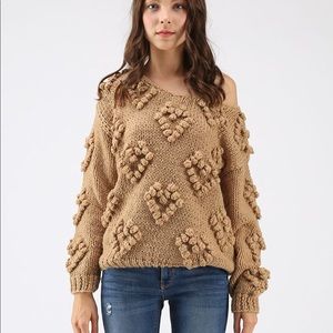 Knit your love V-neck sweater